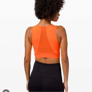 Lululemon cropped top tank Size 6